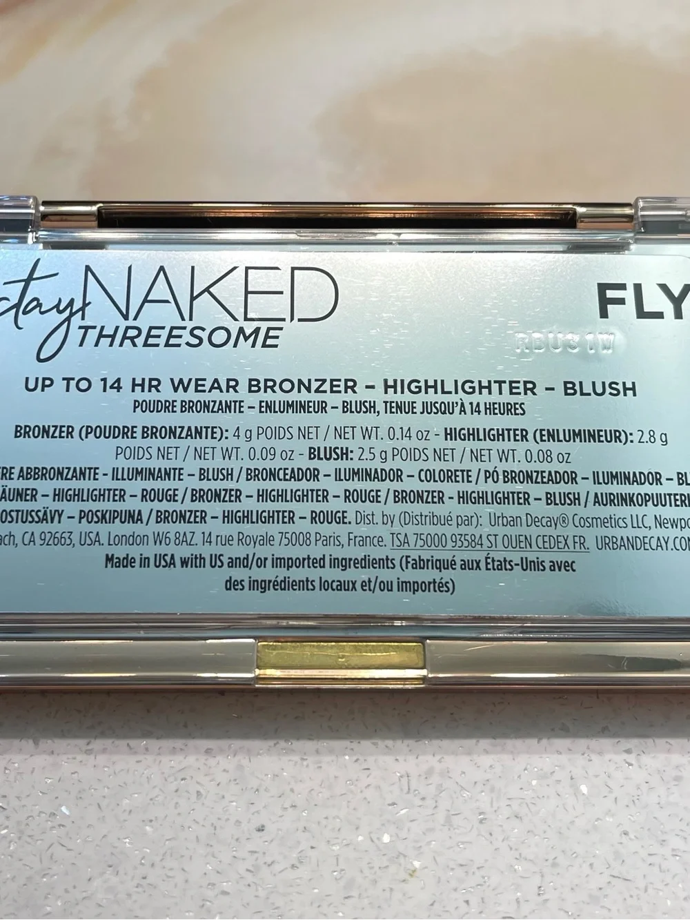 Urban Decay ~ ‘FLY’ Stay N@ked Threes@me ~ Bronzer, Highlighter, Blush Full Size - Picture 12 of 16